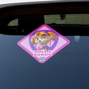 PEGATINA NIÑA A BORDO...