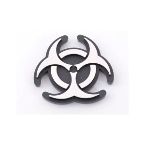 Adhesivo cromado 3D motivo...